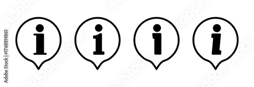 Information sign icon vector illustration. about us sign and symbol. question mark icon