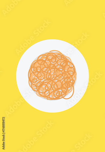 Design wall art noodle unique