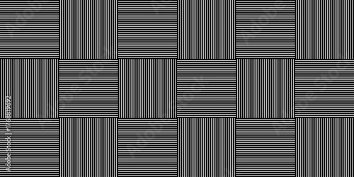 Stripes pattern. Wicker basket texture. Print with crossed straight horizontal and vertical stripes. Abstract geometric print. Fabric texture. Vector graphic illustration.