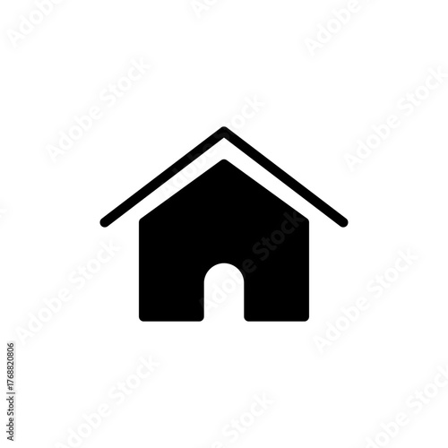 House icon vector for web and mobile app. Home sign and symbol