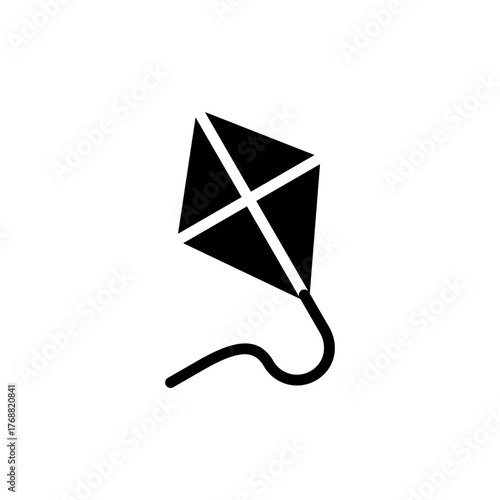 Kite icon vector for web and mobile app. kite sign and symbol