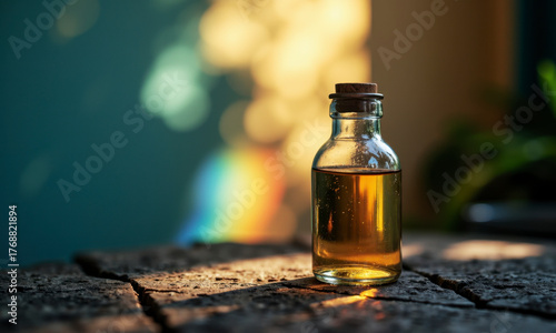 A Captured Spectrum of Joy: A Bottle Containing a Perfect, Miniature Rainbow
