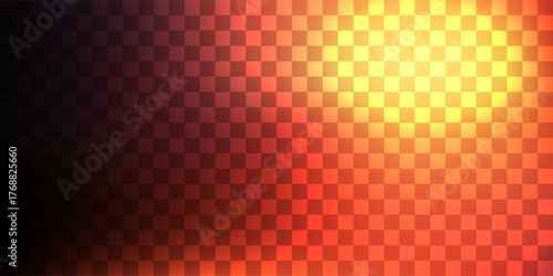 Yellow and red transparent film light leak with dust and scratches. Vintage texture overlay for photo effects and creative design.