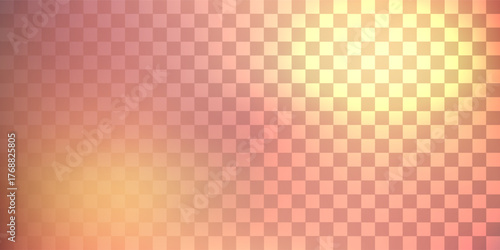 Yellow and red transparent film light leak with dust and scratches. Vintage texture overlay for photo effects and creative design. Vector Illustration