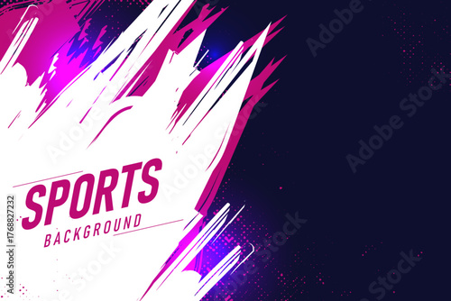 sports background with splash color for banner usefully