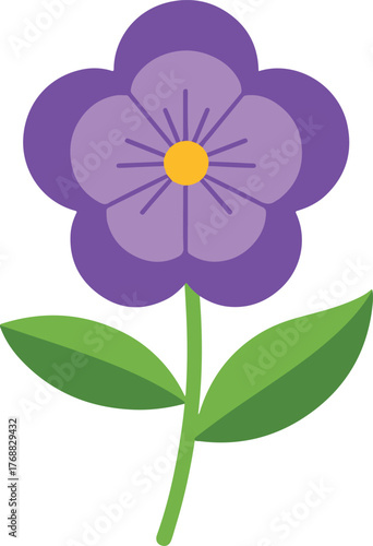 vector illustration of a flower