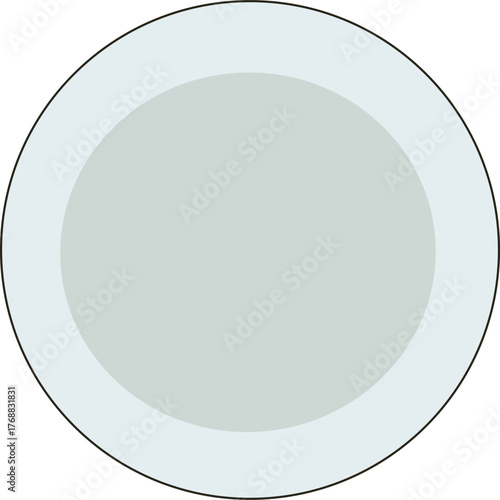 Abstract Vector Background with Circular Shapes and Pale Green Gradients Modern Minimalist Design