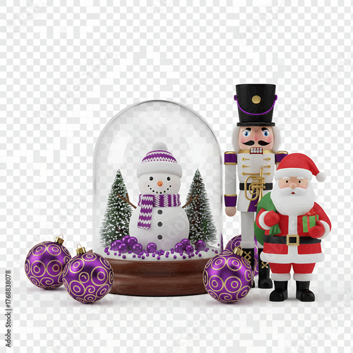 vector hisan pernak pernik natal