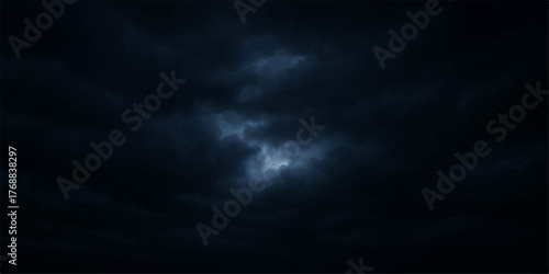 Dramatic time lapse of dark storm clouds moving across the blue sky on a cloudy day