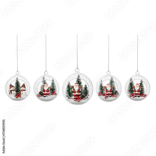 vector hisan pernak pernik natal