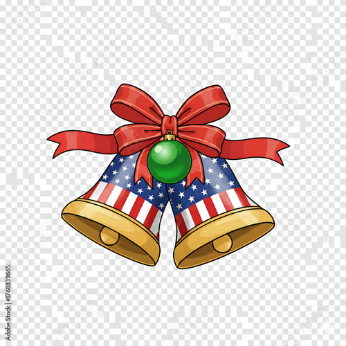 vector hisan pernak pernik natal