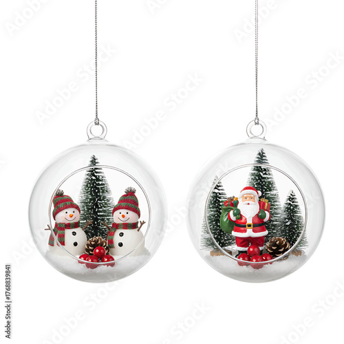 vector hisan pernak pernik natal