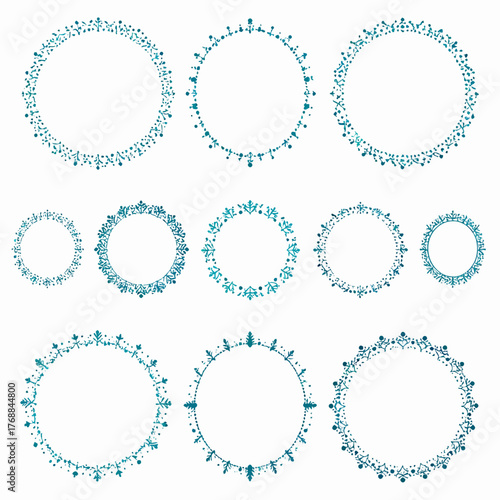 Winter Wonderland A Collection of Delicate Ornamental Circle Designs for Seasonal Embellishments