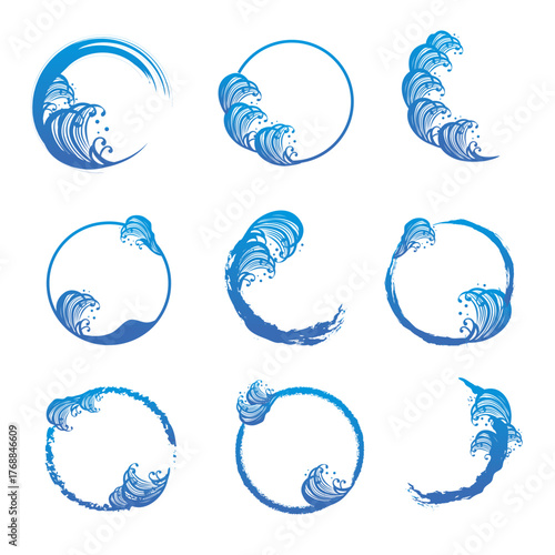 波フレームセット