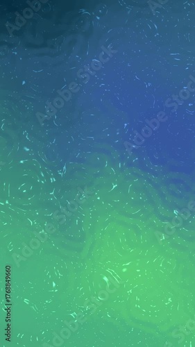 Fluid swirling green and blue texture - Vertical video backgrounds, perfect for social media.