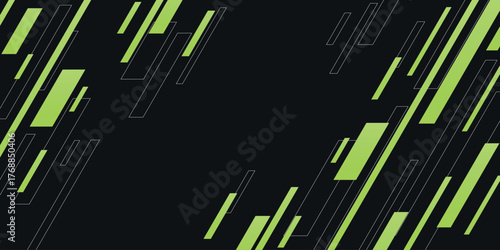 Abstract background with sporty and modern bright green gradient geographic shape design. Simple and trendy sports style background concept for banners, ads, covers, brochures and websites. VOL. 6