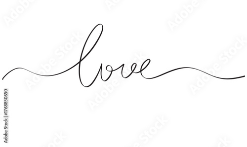 Love text font calligraphy hand written lettering script black color object icon love happy valentine day 14 fourteen day date february love happy valentine day greeting card wedding love romantic