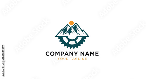 Mountain Gear Logo Design for Outdoor Adventure Company.