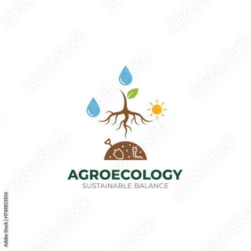 Interconnected network of living organisms and natural environments sustaining life balance.