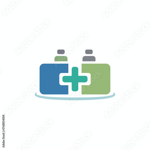symbolizing patient registration with healthcare connection and trust.