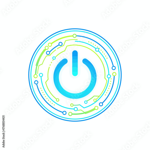 innovative symbol of nuclear science initiative combining energy, research, and safe technology.