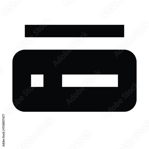 Hard drive icon for HDD, storage, and data backup.