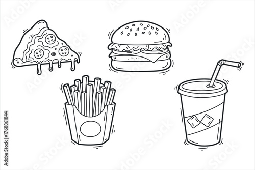 Fast food icons