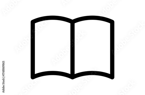 本のシンプルなベクターアイコン