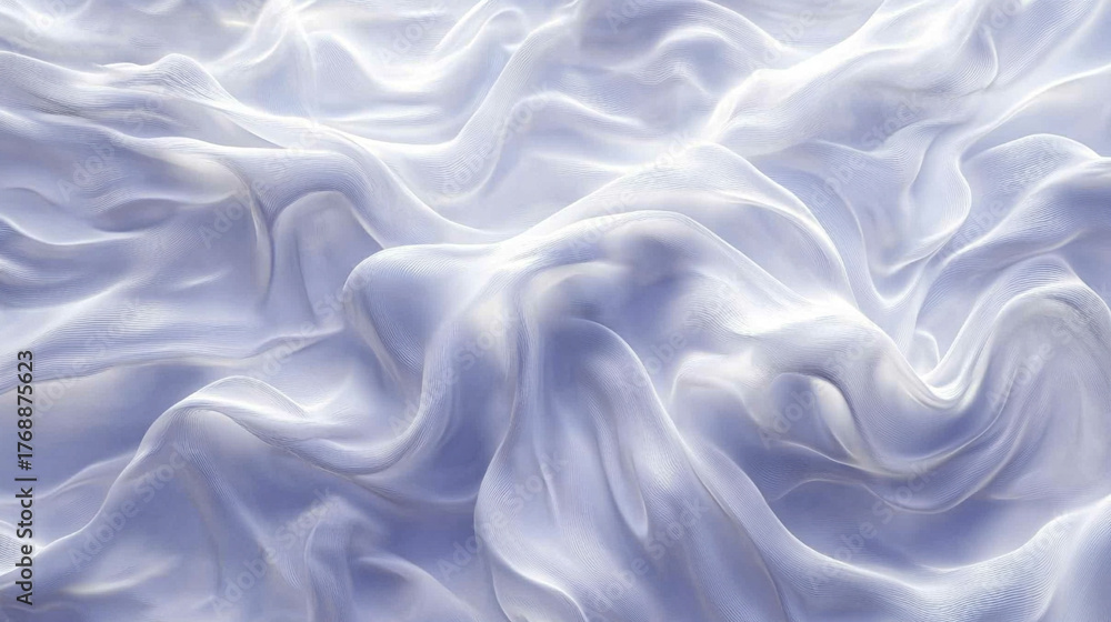 Obraz premium Transparent energy flows intertwine gracefully, symbolizing faith and connection — hyperrealistic depiction of luminous movement, calm strength, and spiritual light.