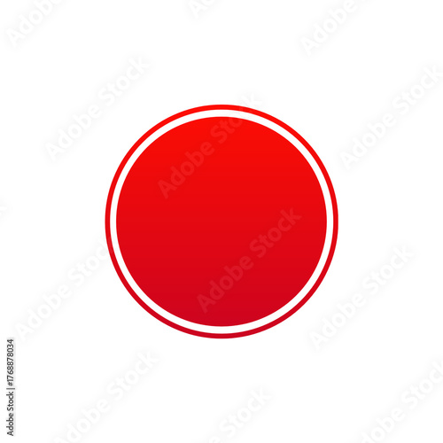 Red Gradient Circle with White Outline on Transparent Background Free Download Red Gradient Circle with White Outline on Transparent Background - GFXLoad