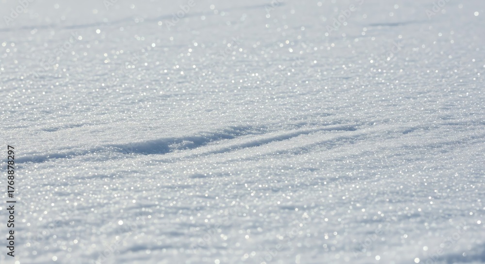 Obraz premium snow on the window