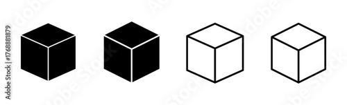 Box icon set. box vector icon, package, parcel