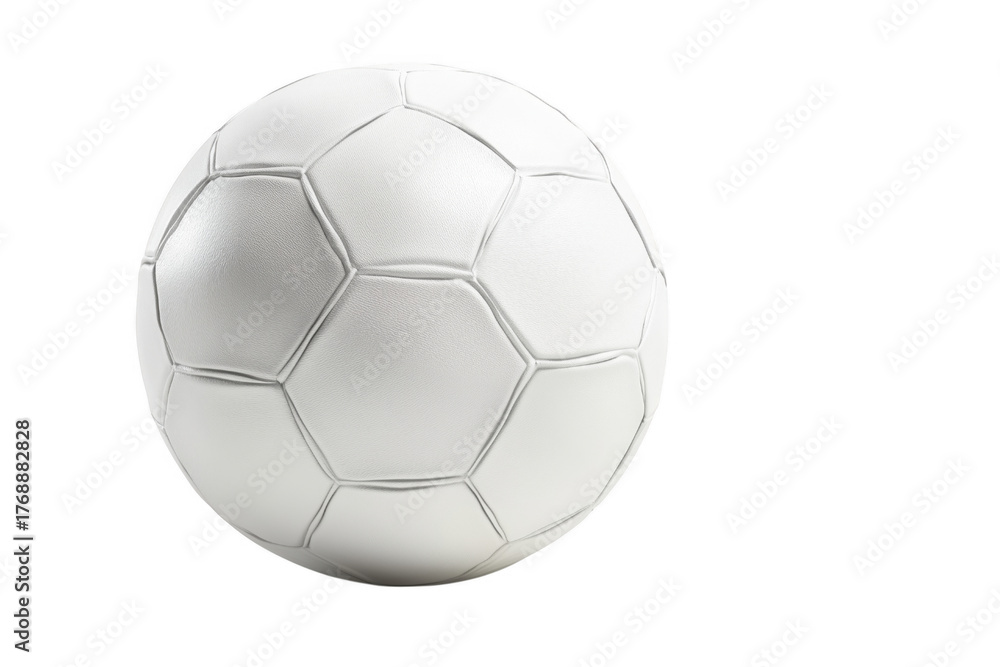 Fototapeta premium White Soccer Ball Isolated on a transparent background