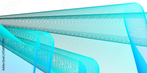 Abstract blue background of a swimming pool with a close-up pattern of clean blue plastic seats reflecting in the water