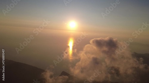 Sunset Above the Clouds over Fethiye at 1,700m