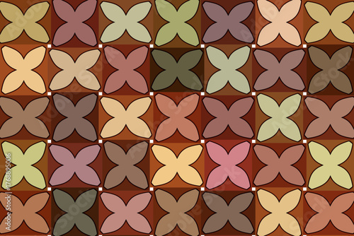 seamless pattern with flowers