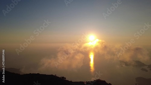 Sunset Above the Clouds over Fethiye at 1,700m
