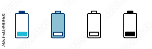 battery icon vector isolated on white background. Battery vector icon. battery charge level. battery charging icon