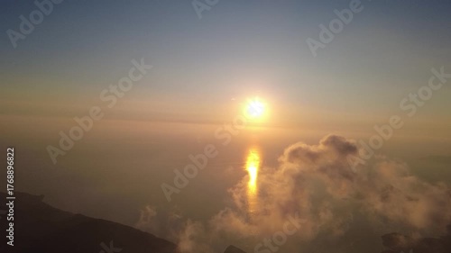 Sunset Above the Clouds over Fethiye at 1,700m
