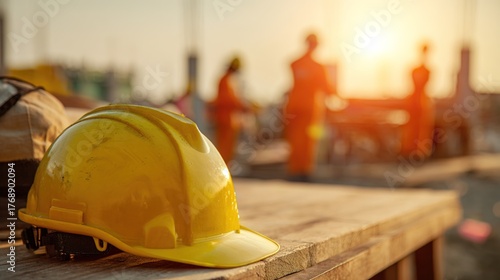 Construction Safety Helmets: A Critical Shield for Workers’ Personal Safety on Building Sites—Guarding Against Head Injuries from Hazards Like Falling Objects or Impacts, Ensuring Protection for Ever
