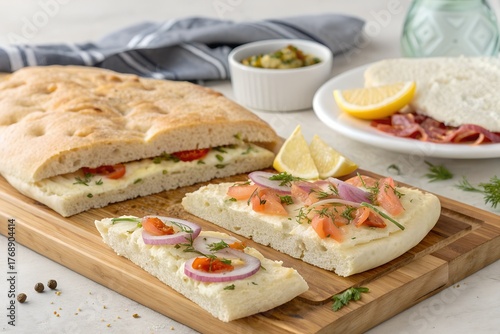 Tunnbröd Soft Flatbread Served with Fish or Cheese Fillings