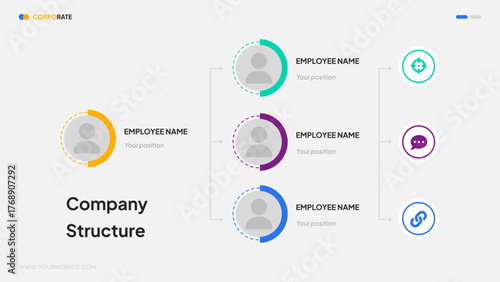 Company Hierarchy Infographic