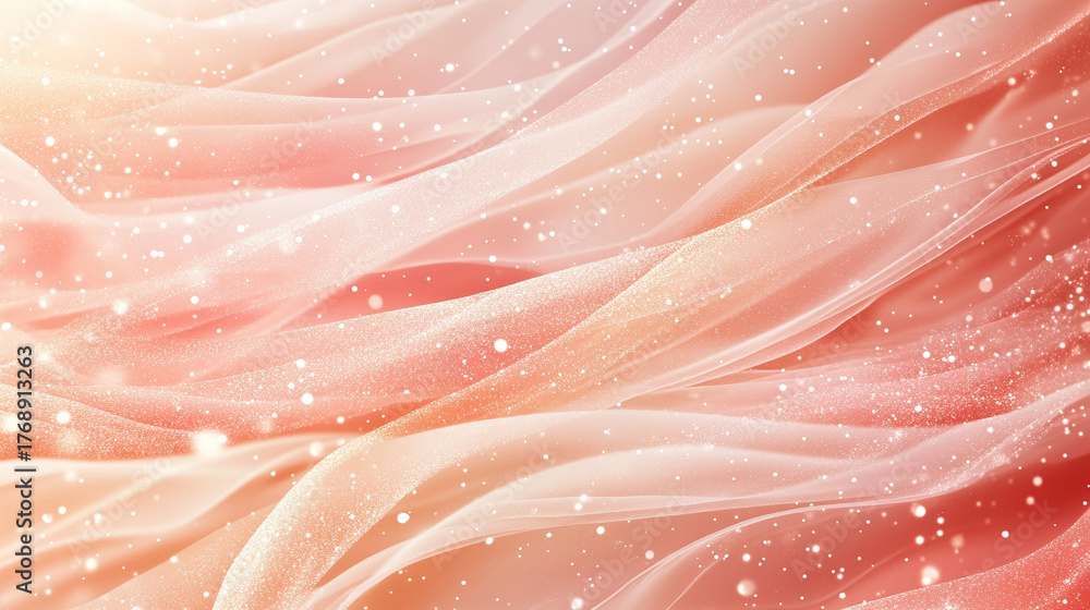 Fototapeta premium Elegant and soothing soft rose gradient transitioning through peach, champagne, and ivory tones. A luxurious and minimal abstract background ideal for branding, packaging, invitations, digital design,
