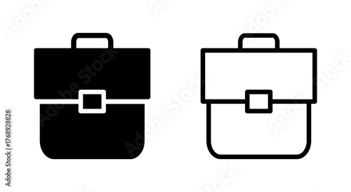 Briefcase icon symbol for apps and websites. suitcase sign and symbol. luggage symbol.
