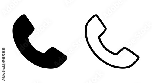 Call icon symbol for apps and websites. telephone sign and symbol. phone icon. contact us