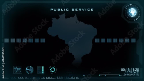 Animation video of the Brazil radar technology public service