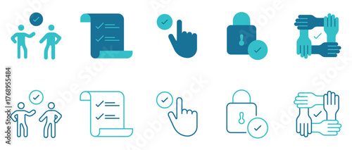 Fluent UI System Icon set.mark, repeat, premium, history. Vector and illustrator set