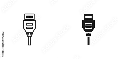 Illustration of a hdmi cable, showcasing its design and functionality