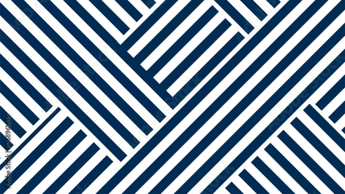 Blue and white diagonal stripe geometric pattern background