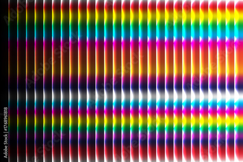 Vibrant Chromatic Vertical Column Background with Abstract Gradient and Shadow Pattern